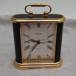 Bulova Mantle, Desk, Bedside Alarm  carriage clock